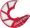 Acerbis X-Brake Disc Cover - Red/White 2449490004