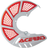 Acerbis X-Brake Disc Cover - White/ '16 Orange 2449495412