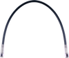 Universal Xr Brake Line - 36" - Black W/ Chrome Fittings Sbc0500-36