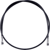 Universal Xr Brake Line - 38" - Black W/ Chrome Fittings Sbc0500-38