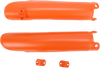 Acerbis Lower Fork Covers For Inverted Forks - Ktm Orange 2113740237