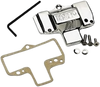 Mikuni Carburetor Top Cover With Logo - Chrome Khs-029