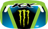 D'Cor Visuals Pit Board - Green/Blue - Monster Energy Logo 60-60-125