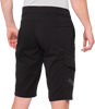 100% Ridecamp Shorts - Black - Us 38 40029-00005