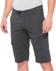 100% Ridecamp Shorts - Charcoal - Us 30 40029-00008