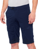 100% Ridecamp Shorts - Navy - Us 28 40029-00021