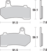 Sbs Sintered Brake Pads - Harley-Davidson 830H.Hs