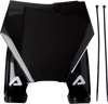 Acerbis Raptor 2 Number Plate - Black/White 2983160001