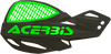 Acerbis Handguards - Uniko - Vented - Black/Green 2072671043