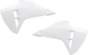 Ufo Radiator Covers - White - Honda - Crf 250 R/Rx Ho05619#041
