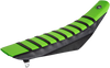 Flu Designs Inc. Pro Rib Seat Cover - Green/Black - Kx85 '01-'13 25506