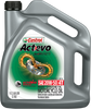 Castrol Act Evo Semi-Synthetic 4T Engine Oil - 20W-50 - 1 U.S. Gal. 15D7D1