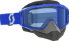 Scott Primal Snow Cross Goggle - Blue/White - Dual Lens - Blue 278606-1006107
