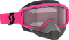 Scott Primal Snow Cross Goggle - Pink/Black - Dual Lens - Rose 278606-1665134