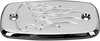 Baron Master Cylinder Cover - Flame - Suzuki - Chrome Ba-7681-03