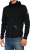 100% Viceroy Tech Zip Hoodie - Black - Medium 20037-00001