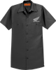 Honda Apparel Honda Work Shirt - Charcoal - Small Np21S-M3024-S