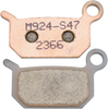 Moose Racing Xcr Brake Pads - Front/Rear M924-S47