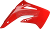 Polisport Radiator Cover - '04 Oem Red - Cr 85R 8410600001