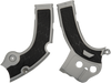 Acerbis X-Grip Frame Guards - Silver/Black - Yz 250F/450F/Wr250F/450F 2640271015