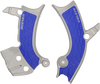 Acerbis X-Grip Frame Guards - Silver/Blue - Yamaha 2689411404