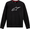Ageless Crew Fleece - Black/Gray - 2Xl 12125132210112X