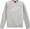 Ageless Crew Fleece - Heather Gray/White - 2Xl 12125132211262X