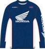 Honda Apparel Honda Hrc Long-Sleeve T-Shirt - Navy/White - 2Xl Np21S-M2482-2X