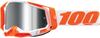 100% Racecraft 2 Goggles - Orange - Silver Flash Mirror 50010-00013