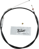 Barnett Black Vinyl Throttle Cable - +6" 101-30-30006-06