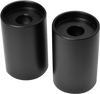 La Choppers Riser Extensions - 2" X 1-1/4" - Flat Black La-7414-03M