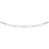 Memphis Shades Windshield Trim - Polished - Slots - Flh Mem0974