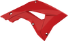 Polisport Radiator Cover - Restyle - '04 Oem Red - Cr 125R/250R 8421600001