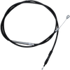La Choppers Clutch Cable - 15" - 17" Ape Hanger Handlebars - Black Vinyl La-8152C16B