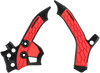 Acerbis X-Grip Frame Guards - Black/Red - Crf 250L 2726851042