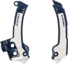 Acerbis X-Grip Frame Guards - Blue/White - Husqvarna 2979601006