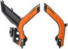 Acerbis X-Grip Frame Guards - Black/'16 Orange - Ktm 2783155229