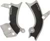 Acerbis X-Grip Frame Guards - Silver/Black - Yamaha 2689411015