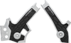 Acerbis X-Grip Frame Guards - Silver/Black - Dr 650S/Se 2801931019