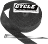 Cycle Performance Prod. Fiberglass Exhaust Wrap Kit - Black - 2" X 25' Cpp/9042