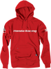 Factory Effex Honda Racing Pullover Hoodie - Red - Medium 16-88370