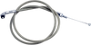Motion Pro Armor Coat Stainless Steel Throttle/Idle Cable For Cruisers - Choke - Honda 62-0386