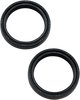 Parts Unlimited Front Fork Seals - 46 Mm Id X 58.1 Mm Od X 10.5 Mm T