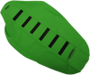 Sdg 6-Ribbed Seat Cover - Black Ribs/Green Top/Green Sides 95941Kgg