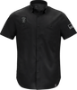 Biker Sam Lightweight Shirt - Black/White - Small Abbsam07St74Bksr