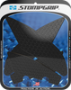 Stompgrip Traction Pad Tank Grips - Icon - Black - Yzf-R6 55-14-0145B