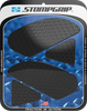 Stompgrip Traction Pad Tank Grips - Icon - Black - Cbr 250R/300R 55-14-0100B