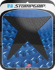 Stompgrip Traction Pad Tank Grips - Icon - Black - Gold Wing 1800 Dct/Tour 55-14-0156B