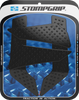 Stompgrip Traction Pad Tank Grips - Volcano - Black - Xt 250 55-10-0126B