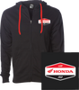 Factory Effex Honda Stadium Zip-Up Hoodie - Black - Large 27-88304